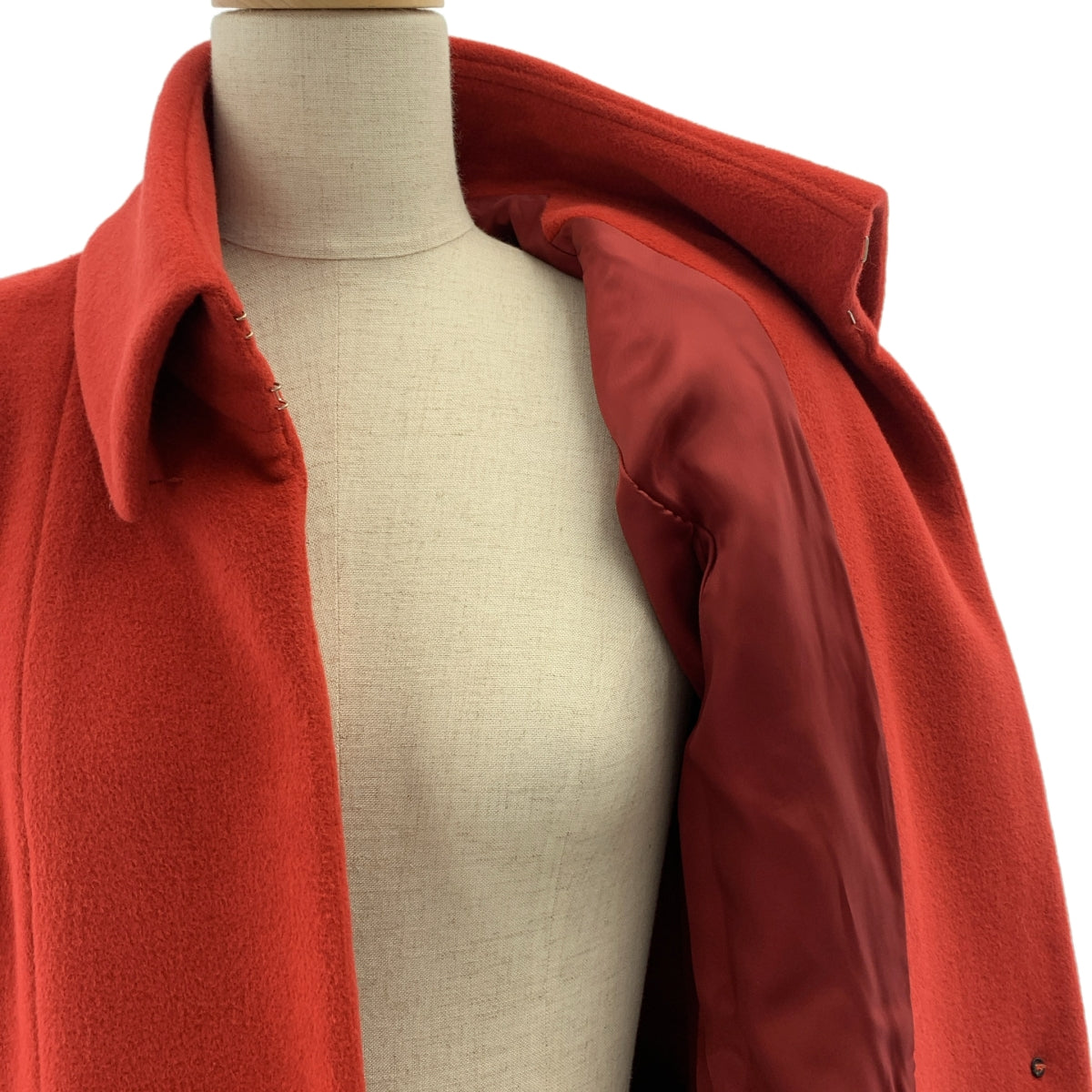 卡爾拉格斐 | 安哥拉羊毛插肩袖長版大衣 | 尺寸 38 | 女款