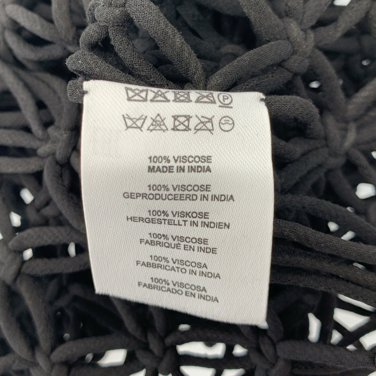 DRIES VAN NOTEN / 드리스 반 노텐 | 뜨개질 포함 프린지 로고 플레이트 베스트 풀오버 | M | 여성