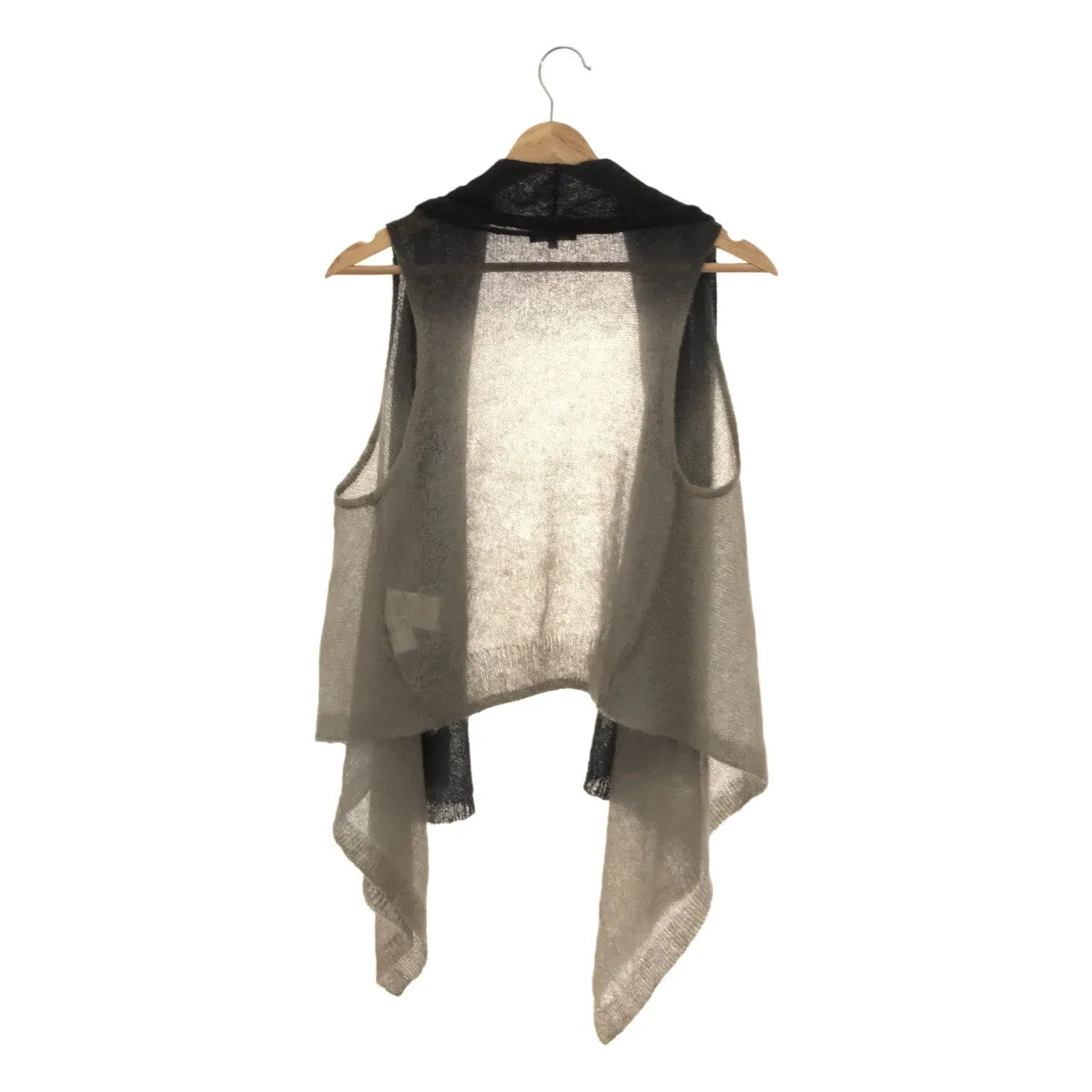 theory / 세올리 | 그라데이션 바이 컬러 울 니트 베스트 | 2 | 블랙/그레이 | 여성