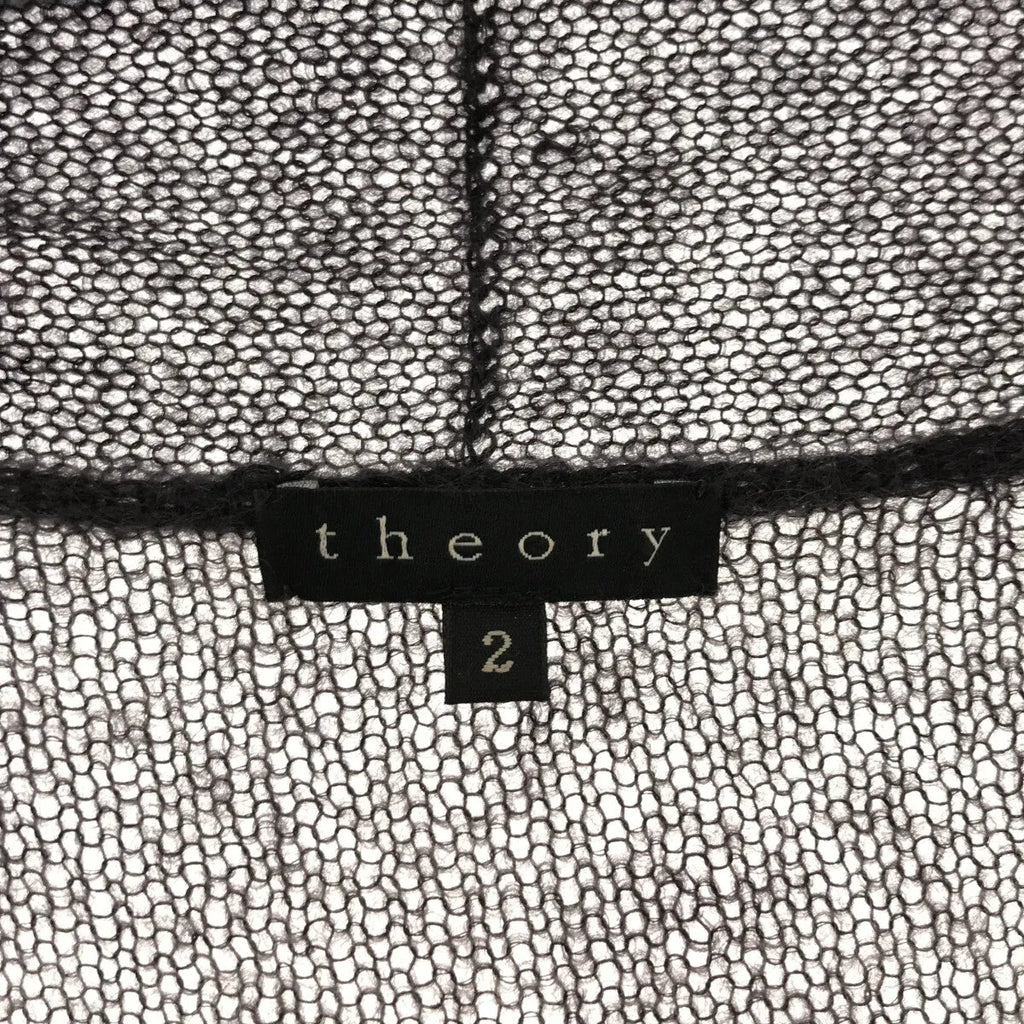 theory / セオリー | グラデーションバイカラー ウールニット ベスト | 2 | ブラック/グレー | レディース