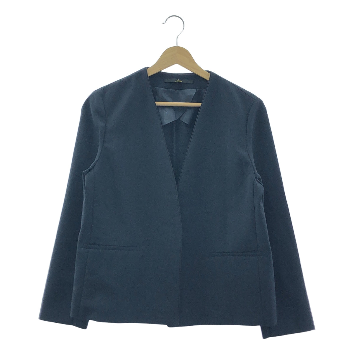 Liesse | 雙色無領外套 | 海軍藍/黑色 | 女款