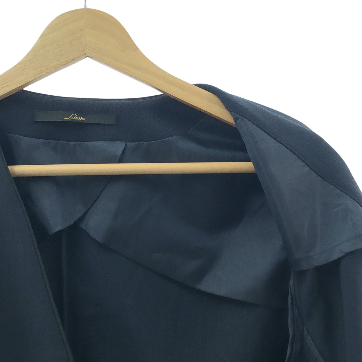 Liesse | 雙色無領外套 | 海軍藍/黑色 | 女款