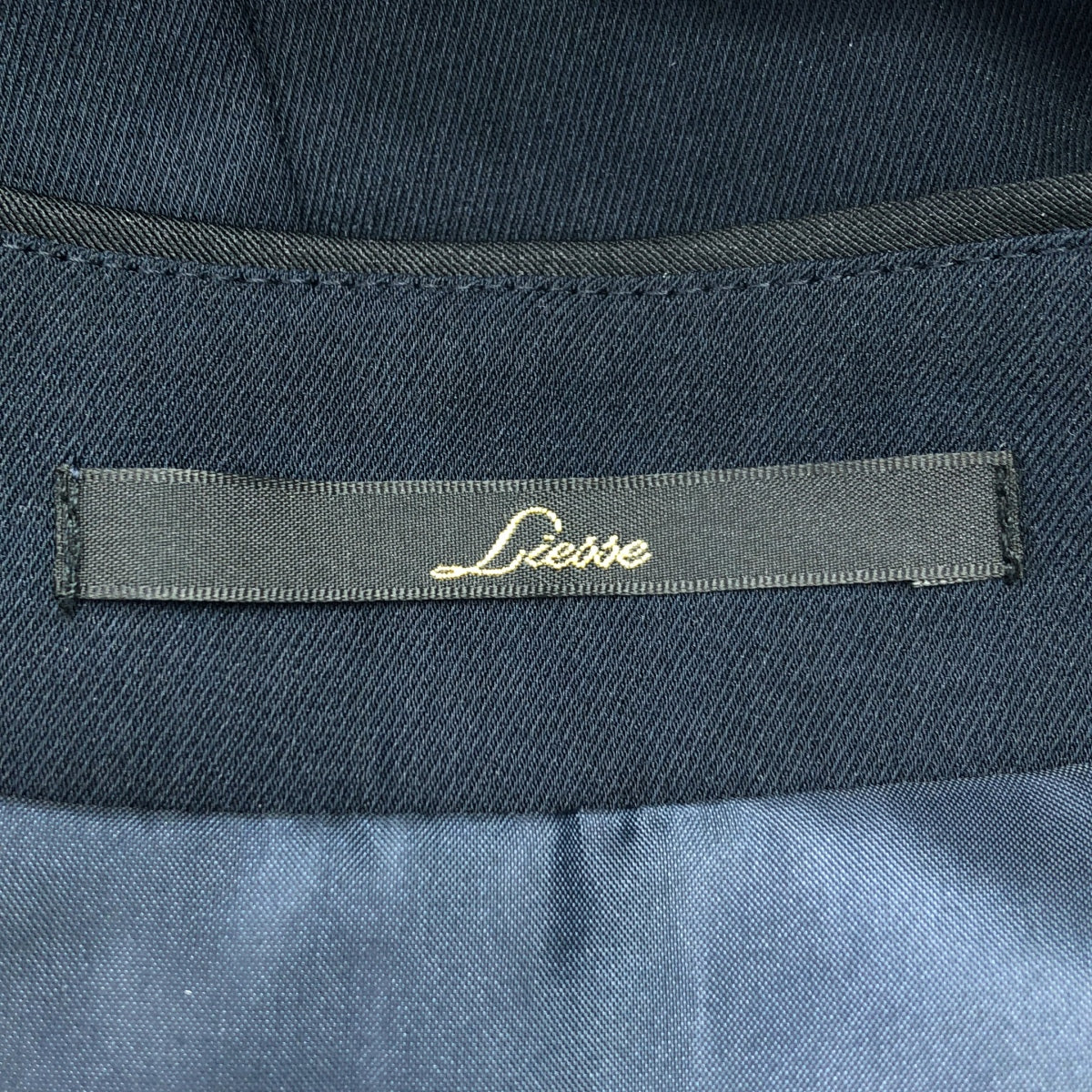 Liesse / 리에스 | 바이 컬러 노 컬러 재킷 | 네이비/블랙 | 여성