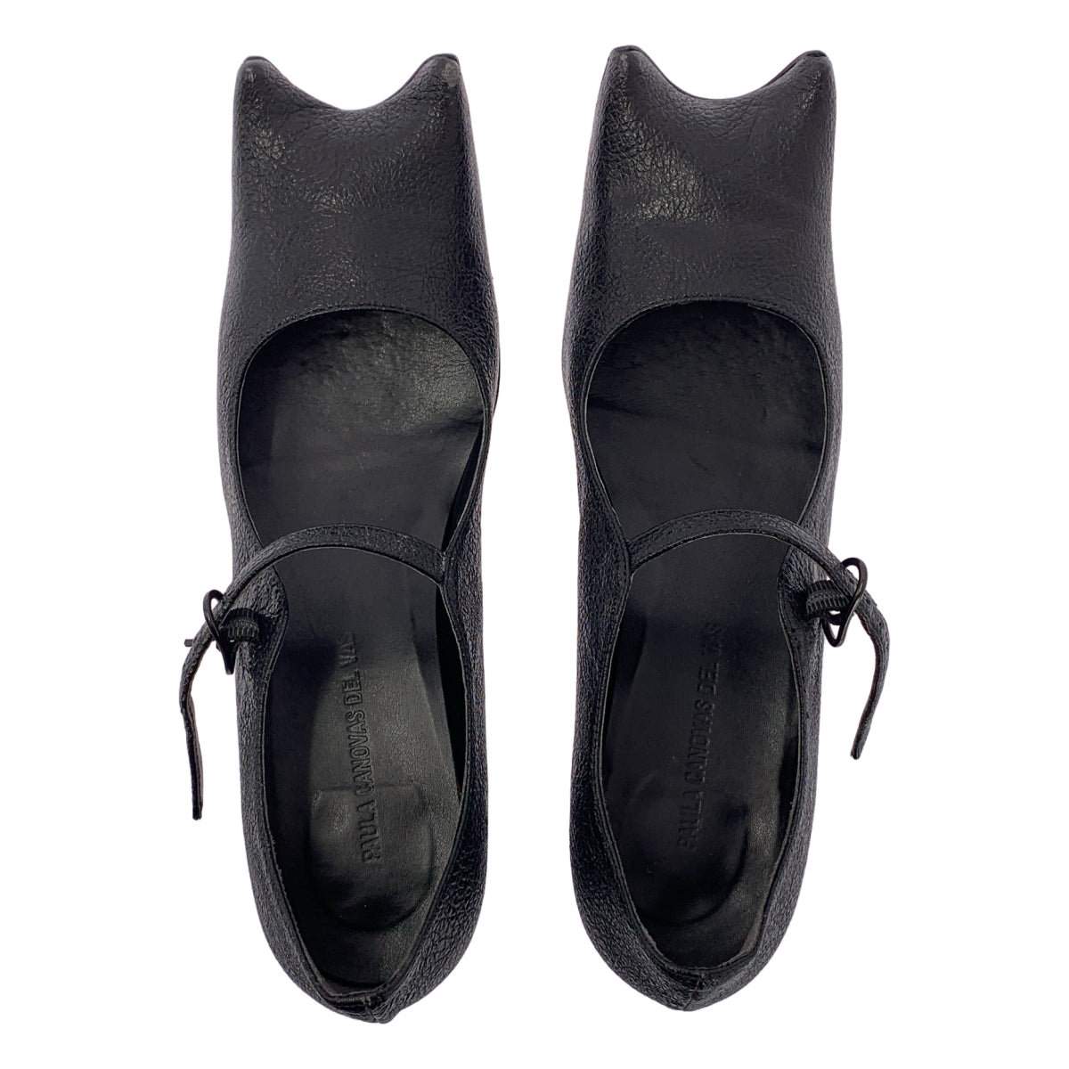 Paula Canovas Del Vas / 파울라 카노바스 델 바스 | 가죽 메리제인 스트랩 플랫 슈즈 | 38 |