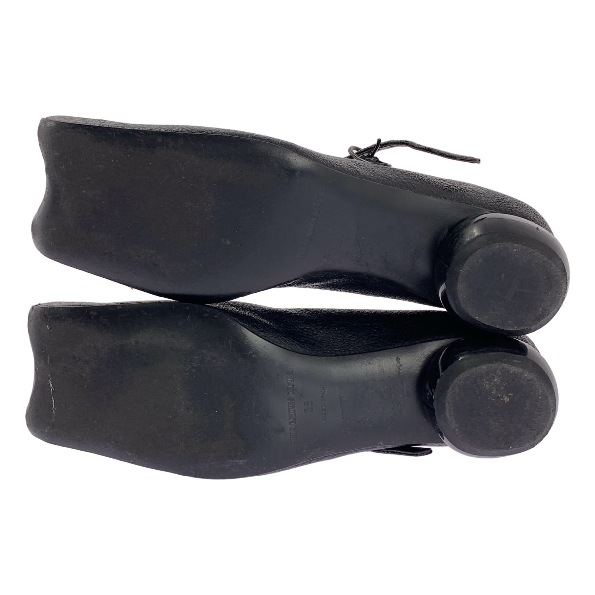 Paula Canovas Del Vas / 파울라 카노바스 델 바스 | 가죽 메리제인 스트랩 플랫 슈즈 | 38 |