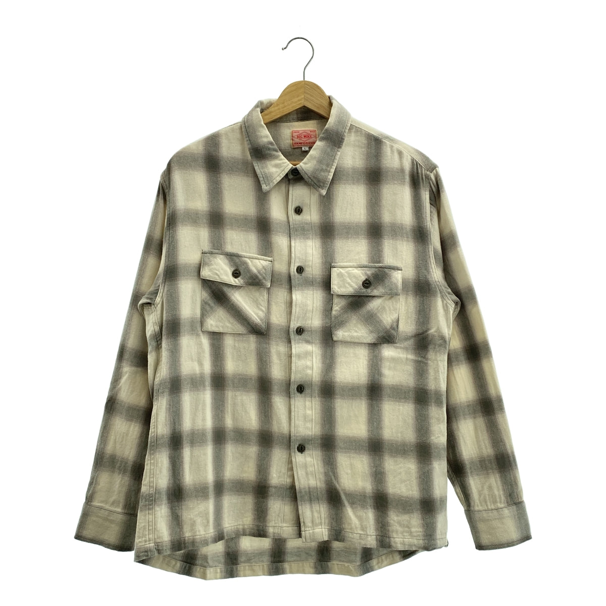 復古 / 復古服飾 | BIG MIKE / 漸層色格紋襯衫 | L 碼 | 男款