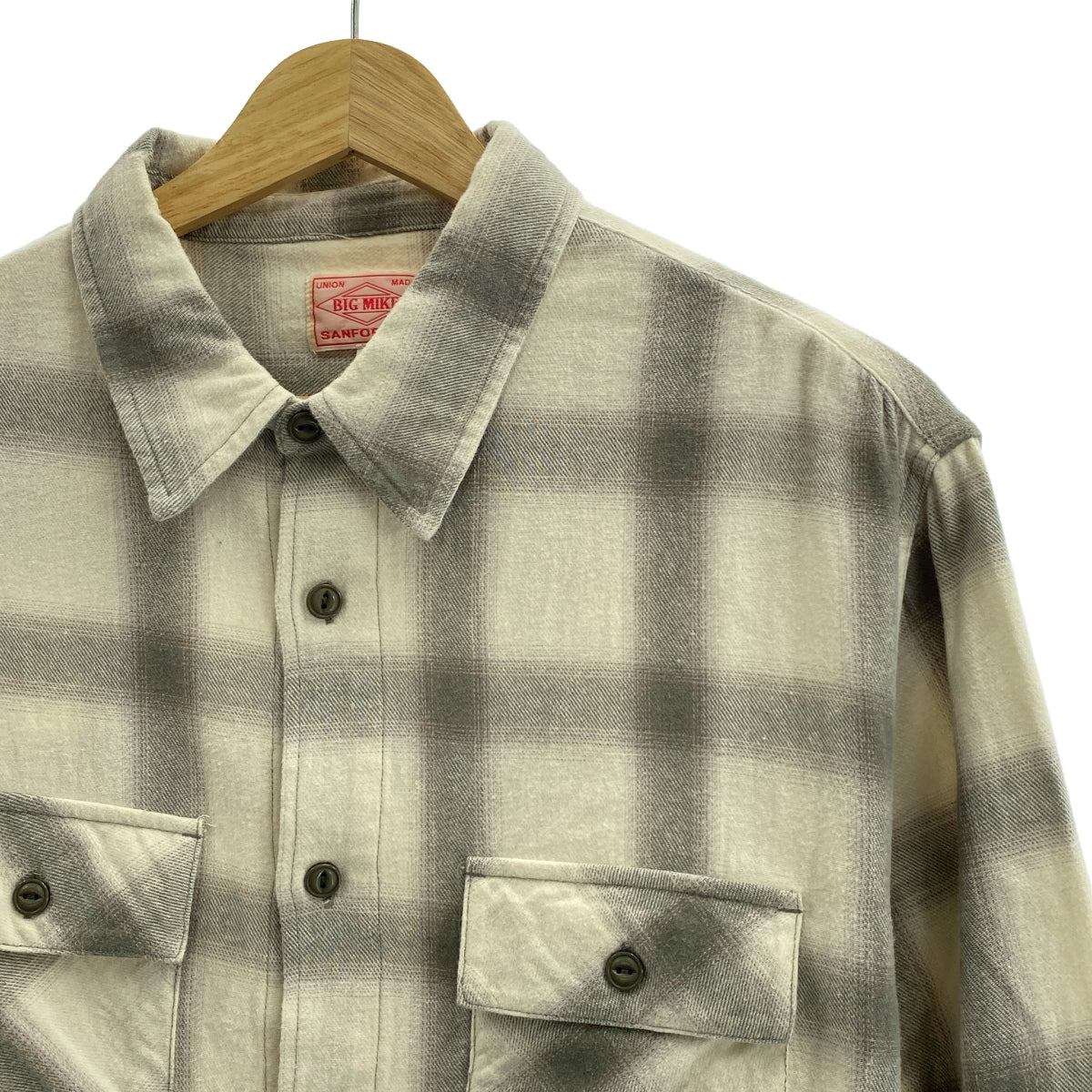 復古 / 復古服飾 | BIG MIKE / 漸層色格紋襯衫 | L 碼 | 男款
