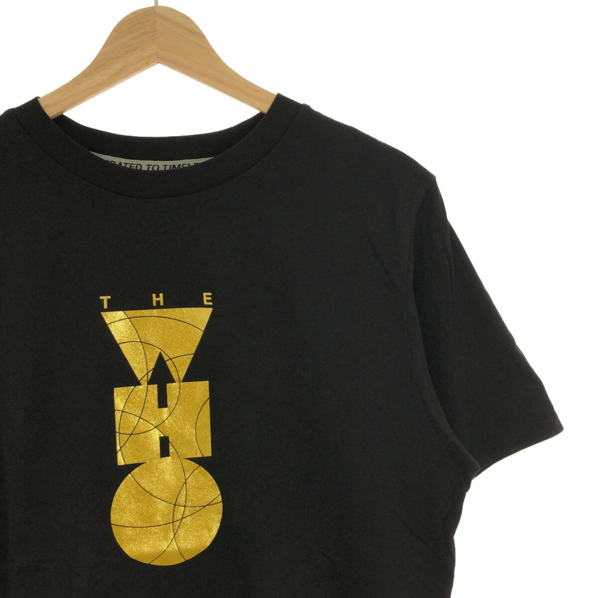 [New] REPLAY | THE WHO Print T-shirt | S | Black/Gold | Women's