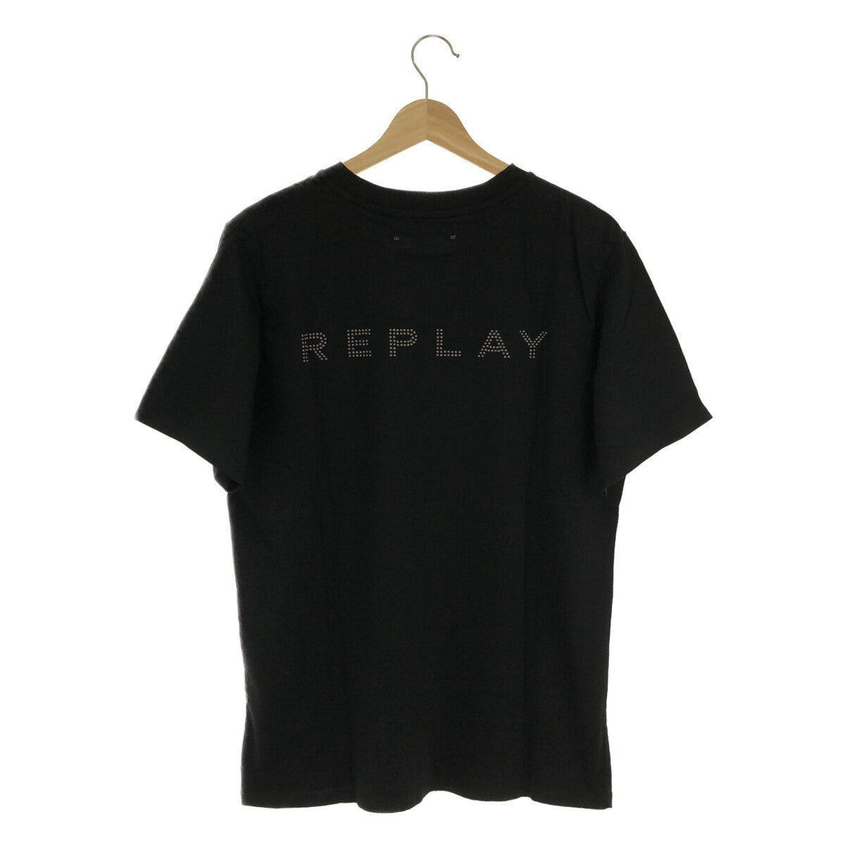 【新品】  REPLAY / リプレイ | THE WHO プリント Tシャツ | S | ブラック/ゴールド | レディース