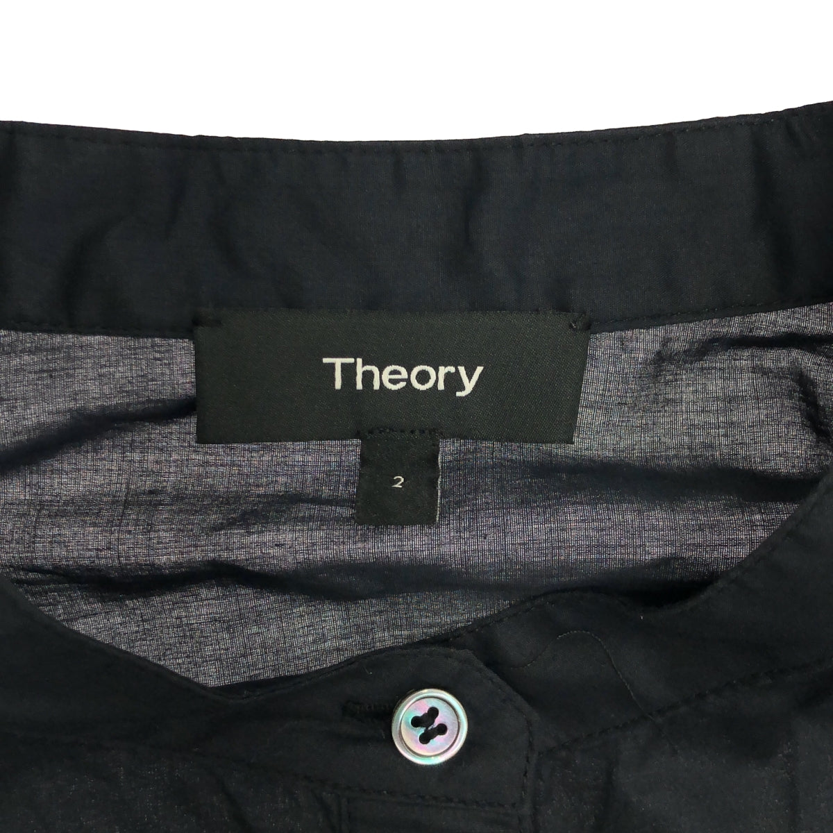theory / 세올리 | ASYM BD DR COTTON VOILE 밴드 컬러 원피스 | 2 |