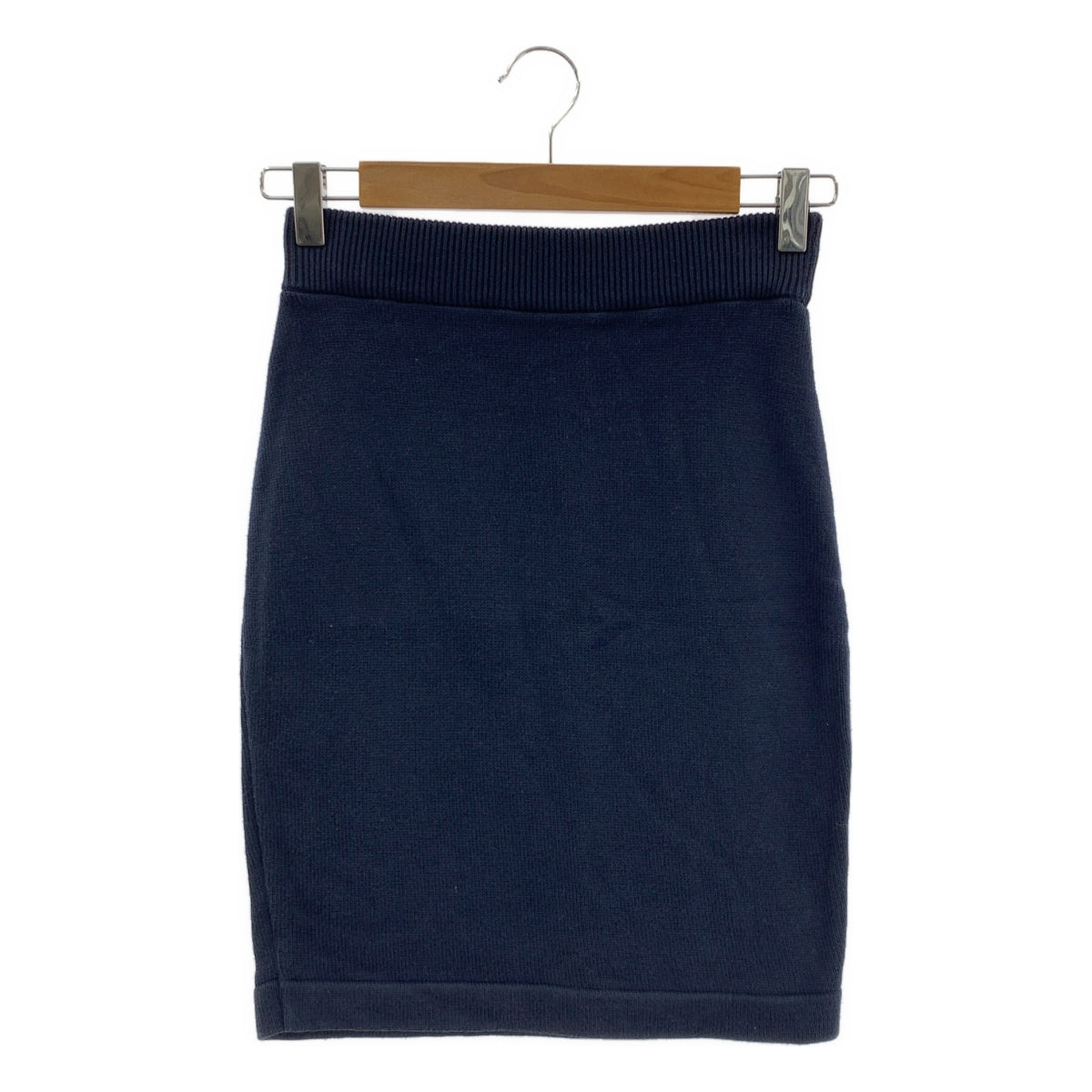 CHANEL / シャネル | コットン ニット ウエストゴム スカート |