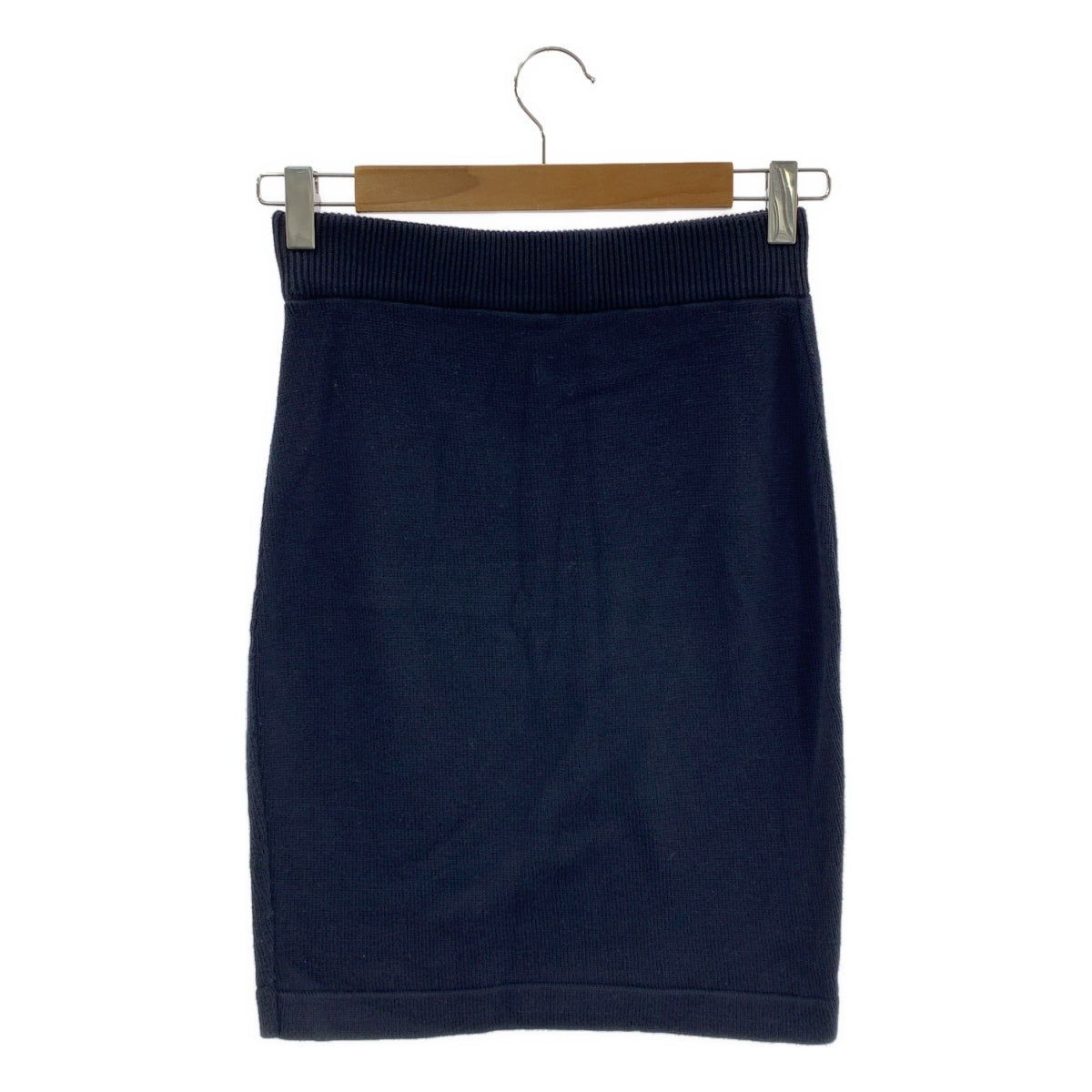 CHANEL / シャネル | コットン ニット ウエストゴム スカート |