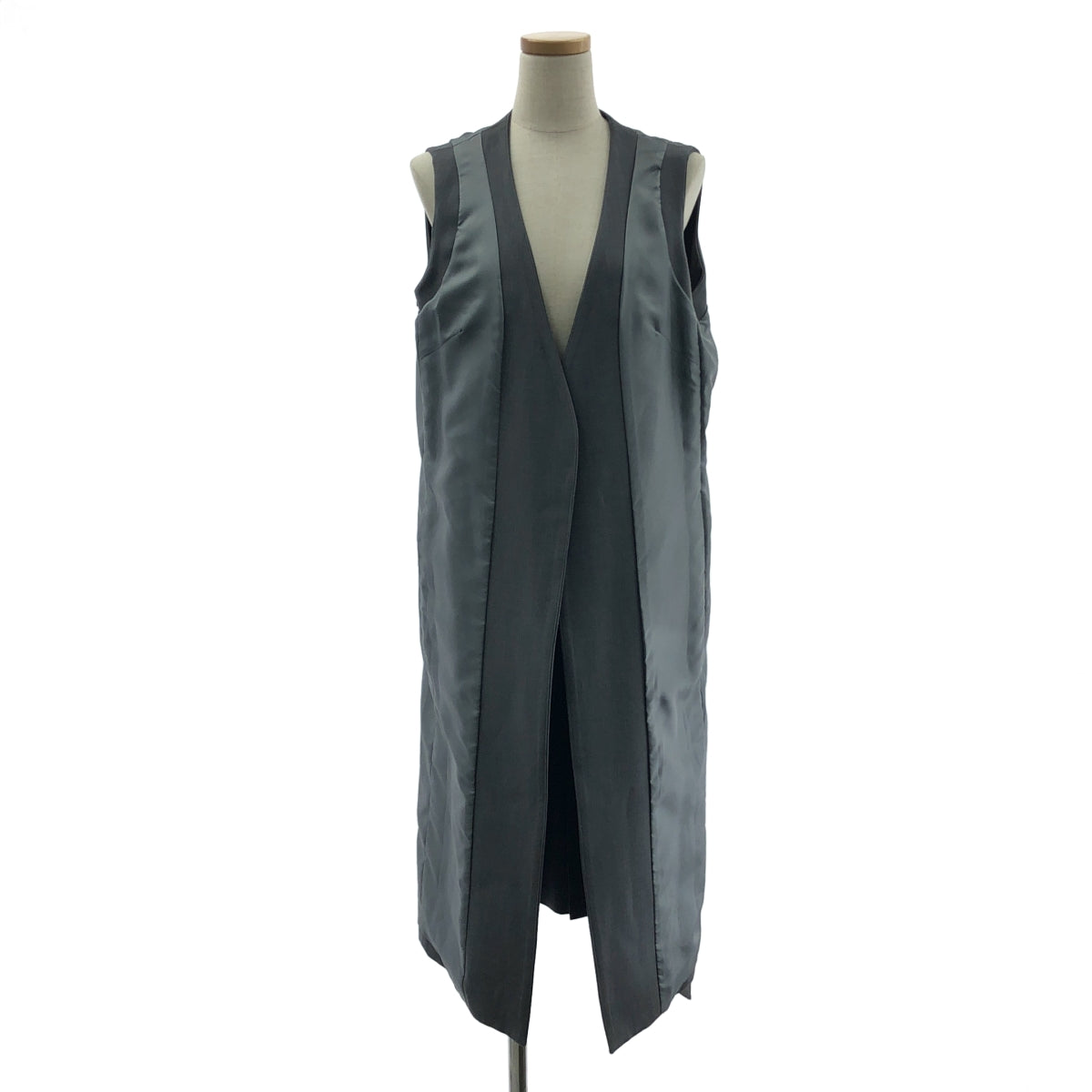 SOEJU | 天鵝絨仿羊毛長背心 / 全襯裡 |