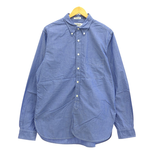 Engineered Garments | Cotton Chambray Button-Down Shirt | L | Blue | Men's