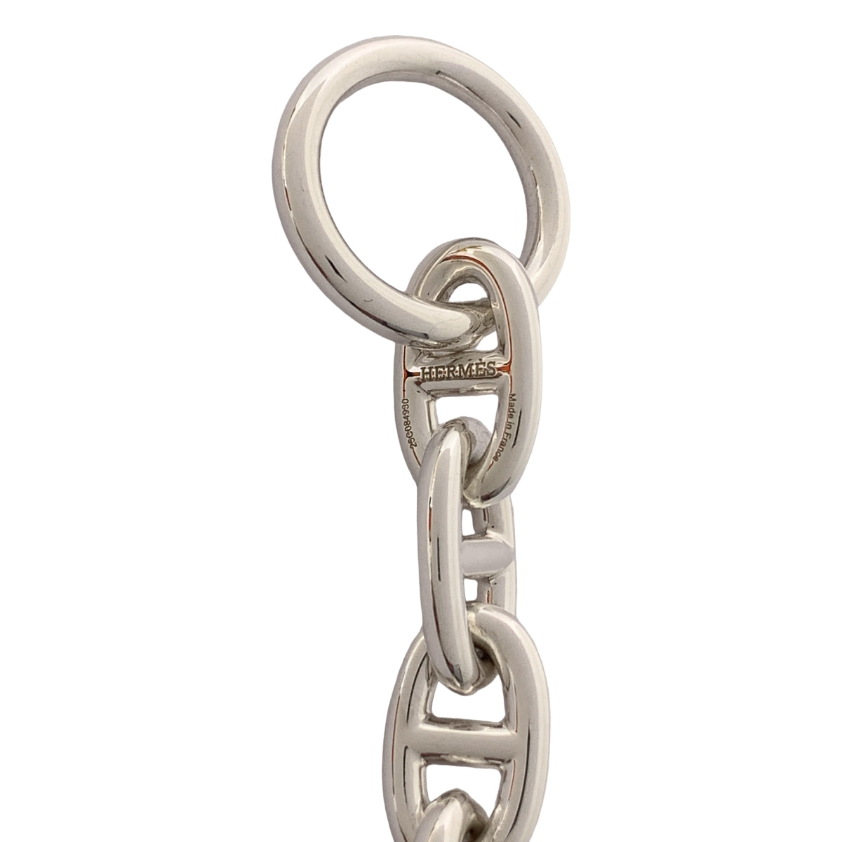 [新品] 愛馬仕 | Chaine d'Ancre MM SV925 手鍊，16 節 | 銀色 | 男士