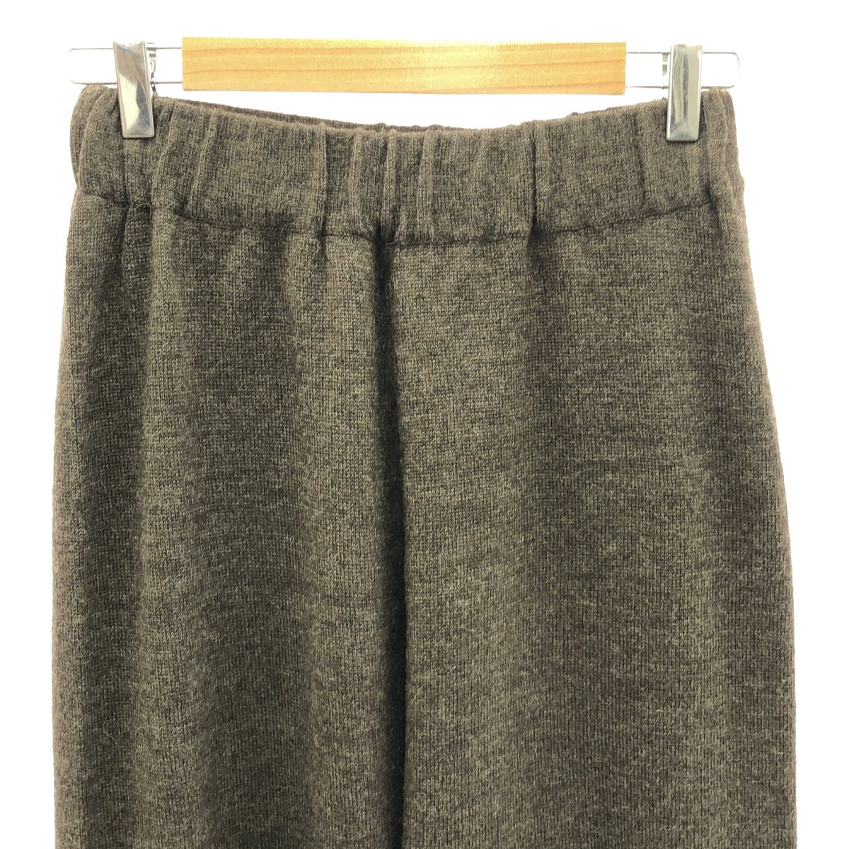 LAUREN MANOOGIAN | 2021秋冬 | FINE ARCH 羊駝毛針織褲 | 1 | 棕色 | 女款