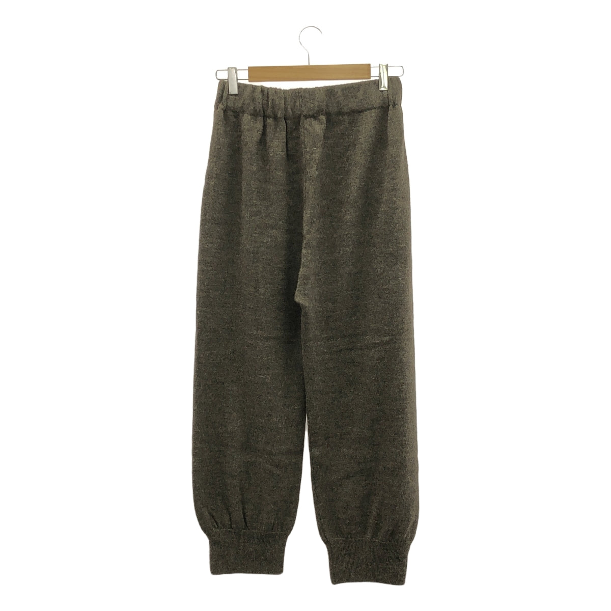 LAUREN MANOOGIAN | 2021秋冬 | FINE ARCH 羊駝毛針織褲 | 1 | 棕色 | 女款