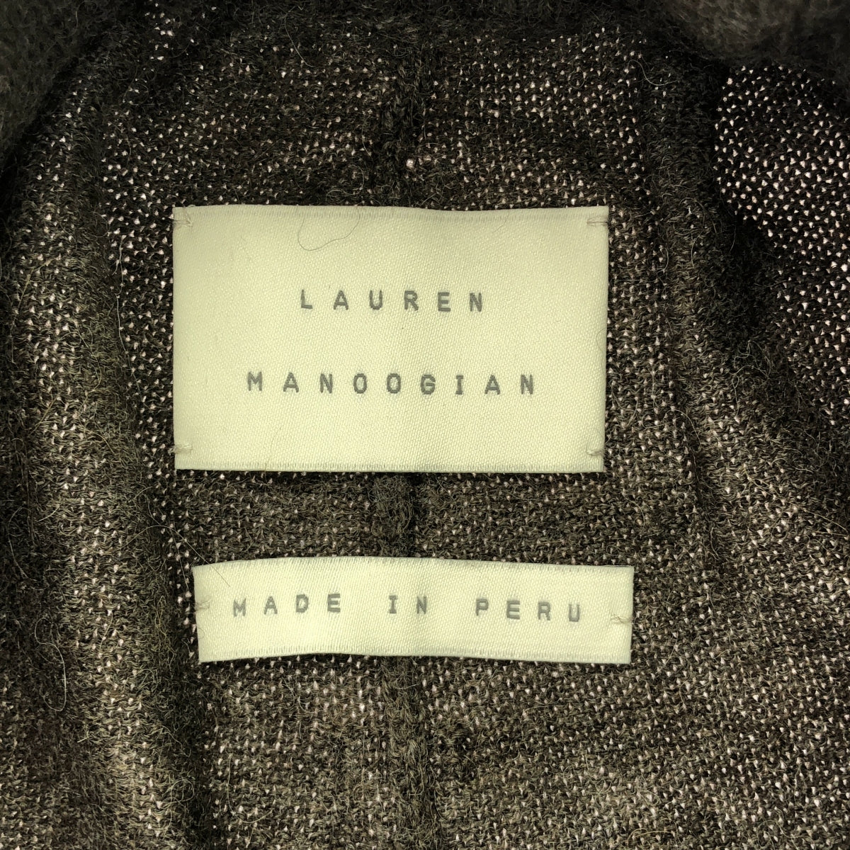 LAUREN MANOOGIAN / ローレンマヌーギアン | 2021AW | FINE ARCH アルパカ ウール ニットパンツ | 1 | ブラウン | レディース