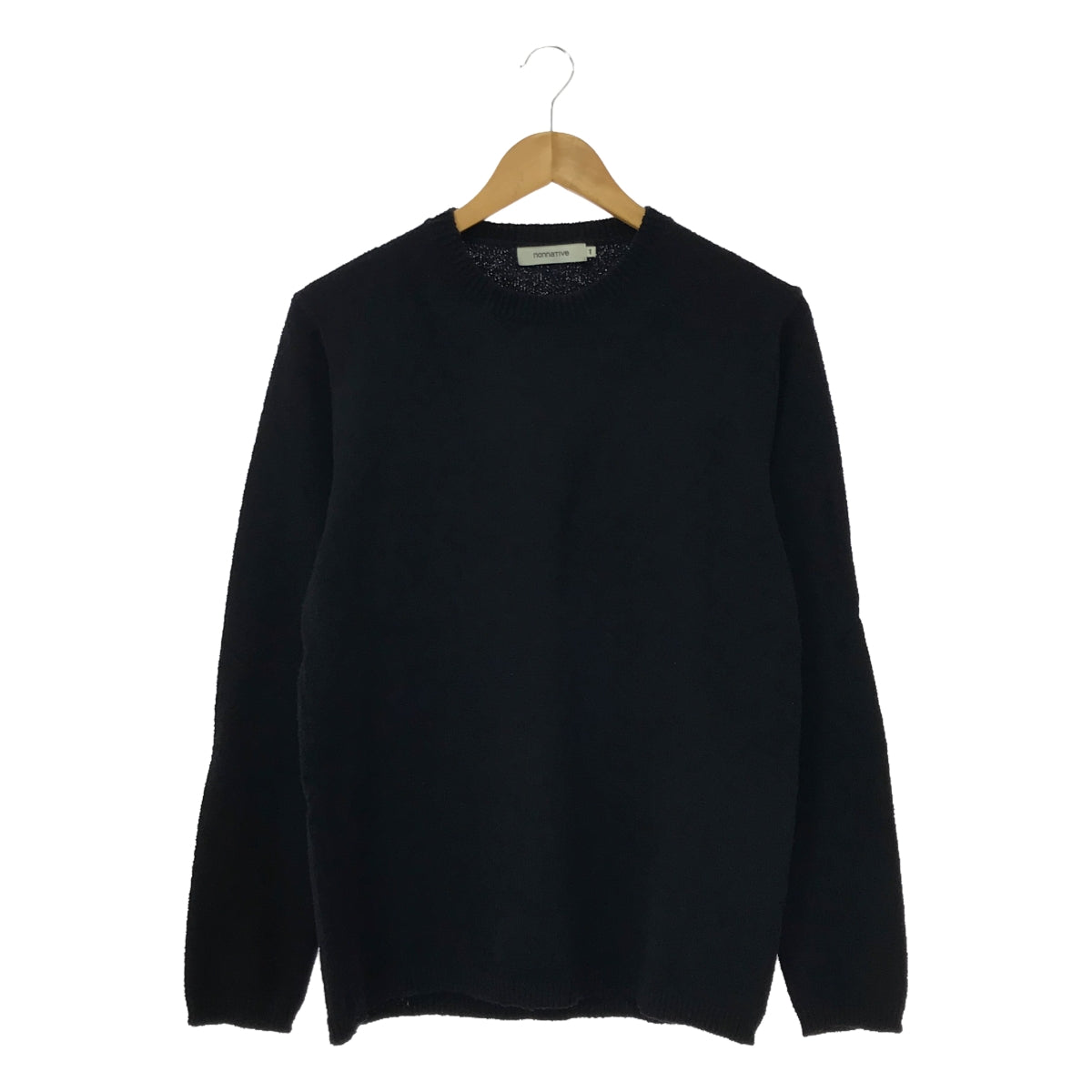 nonnative / Nonnative | CLERK SWEATER A/N WOVEN Acrylic Nylon Crew Neck Knit | 1 | Men's