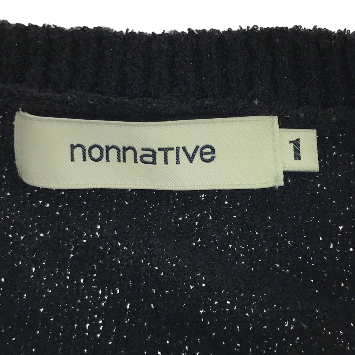 nonnative / Nonnative | CLERK SWEATER A/N WOVEN Acrylic Nylon Crew Neck Knit | 1 | Men's