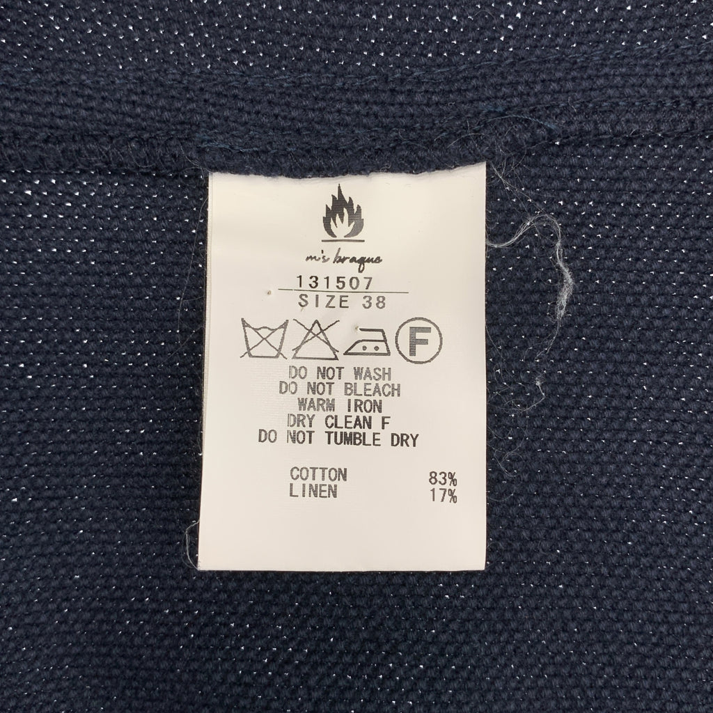 m's braque / エムズブラック | comfort loose コットン リネンジャケット | 38 | メンズ