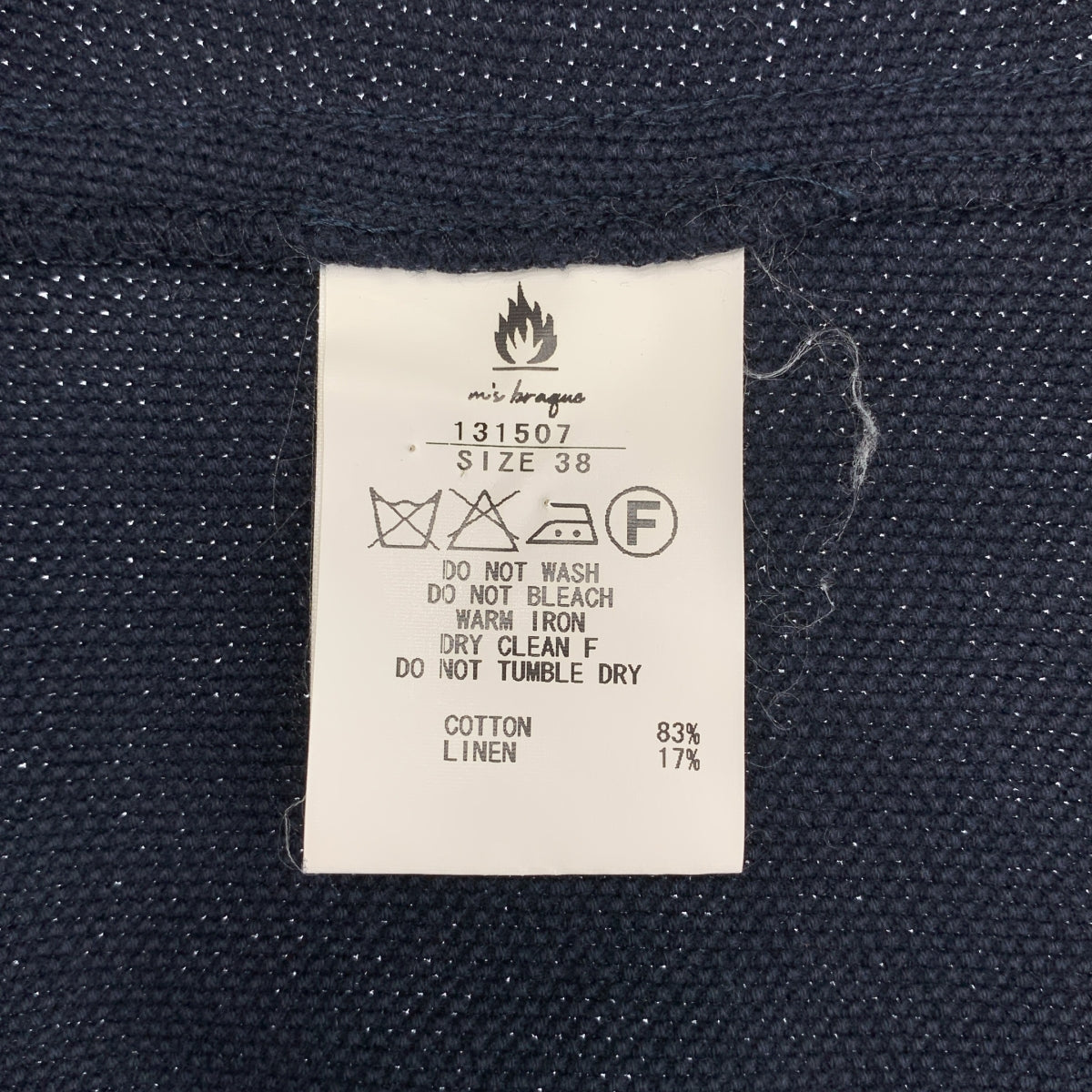 m's braque / エムズブラック | comfort loose コットン リネンジャケット | 38 | メンズ