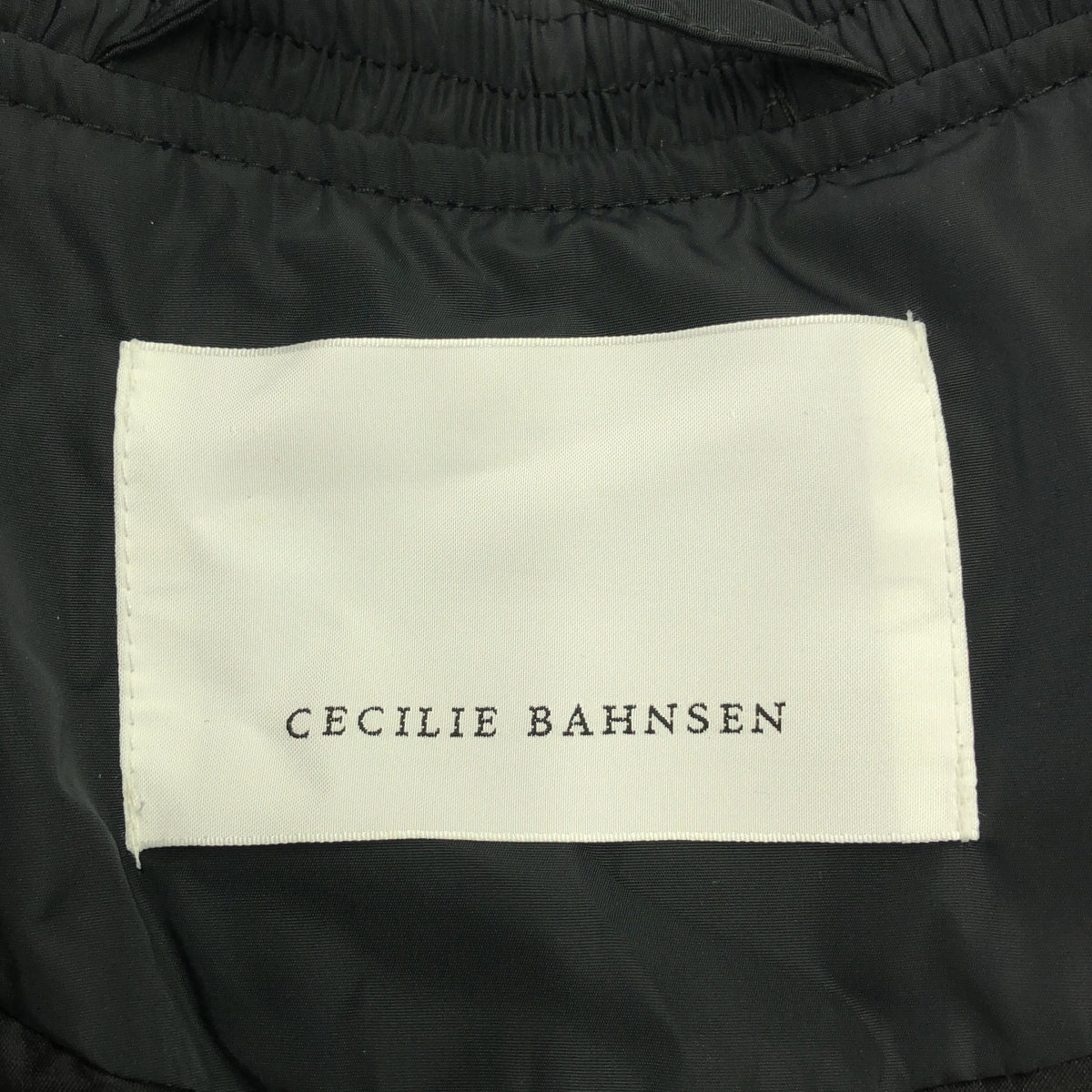 Cecilie Bahnsen / 세실리 밴센 | UBON JACKET 안솜 재킷 | UK10 | 블랙 |