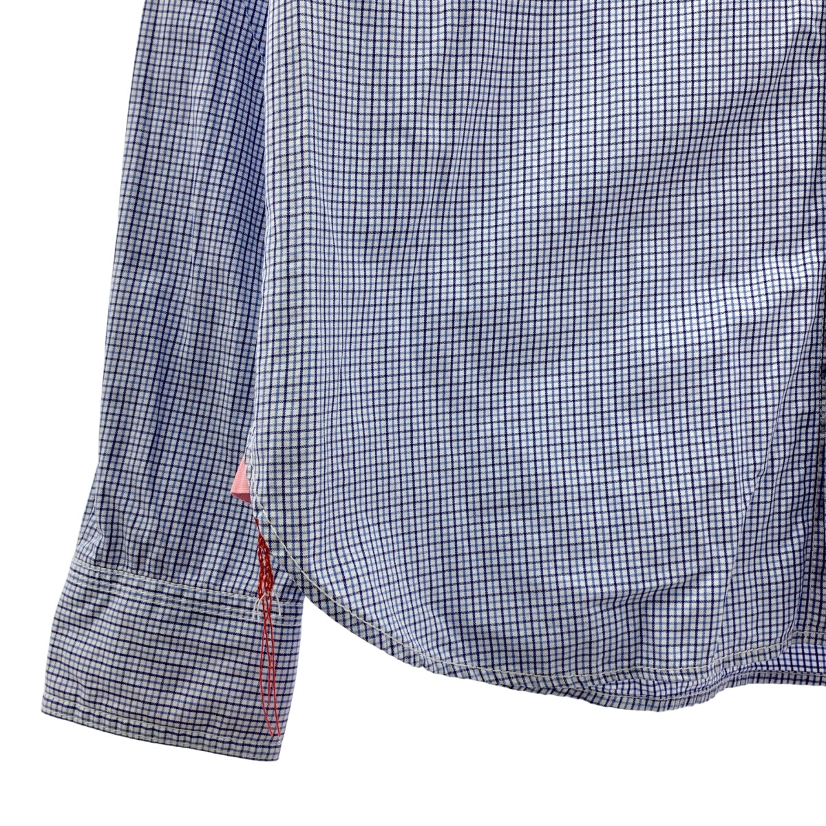 COMME des GARCONS HOMME / コムデギャルソンオム | 2014SS | コットン チェック シャツ | M | ネイビー/ホワイト | メンズ