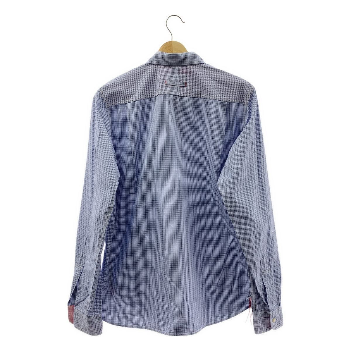 COMME des GARCONS HOMME / コムデギャルソンオム | 2014SS | コットン チェック シャツ | M | ネイビー/ホワイト | メンズ