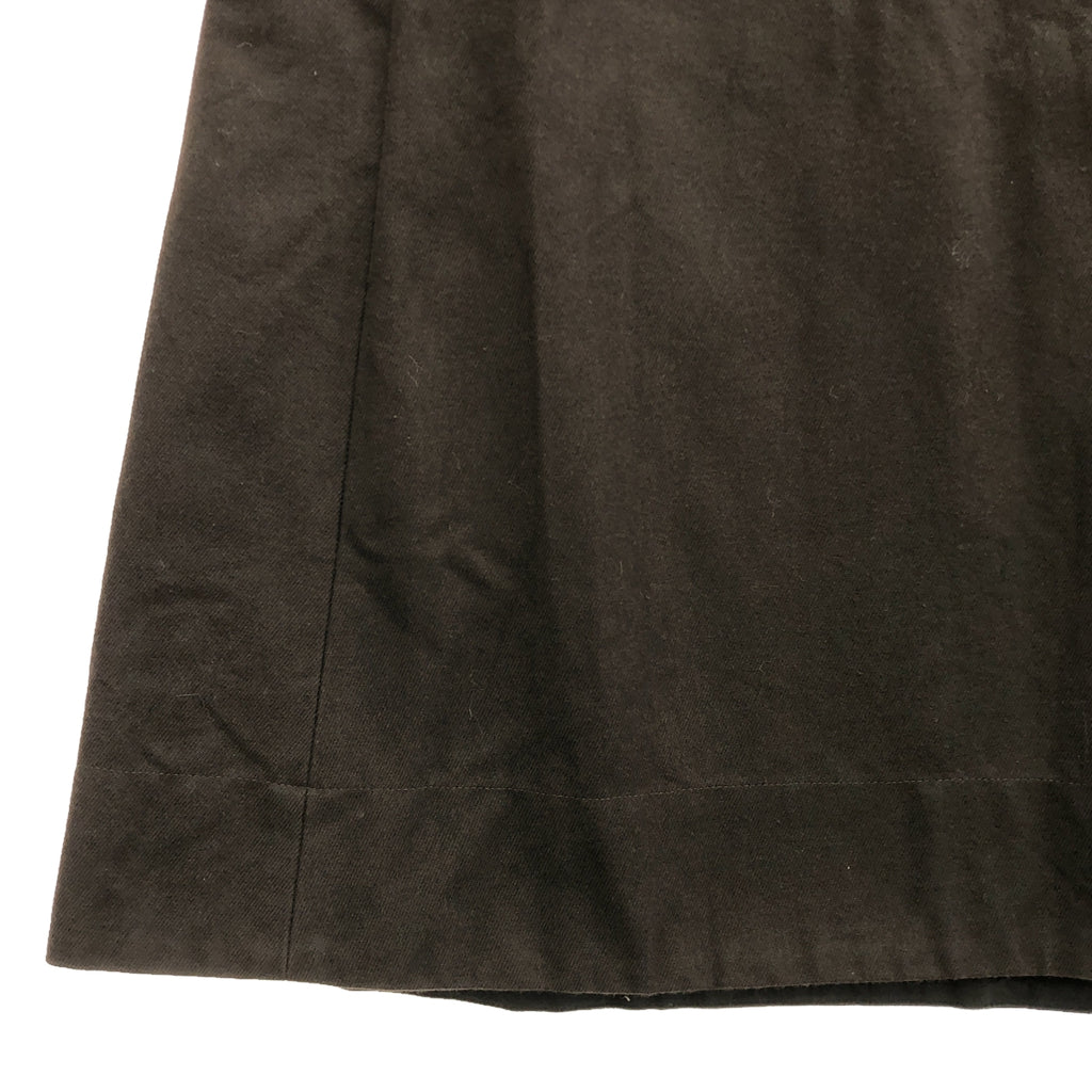 MHL. / エムエイチエルマーガレットハウエル | COTTON WOOL DRILL SKIRT ラップ スカート | 1 | ブラウン | レディース