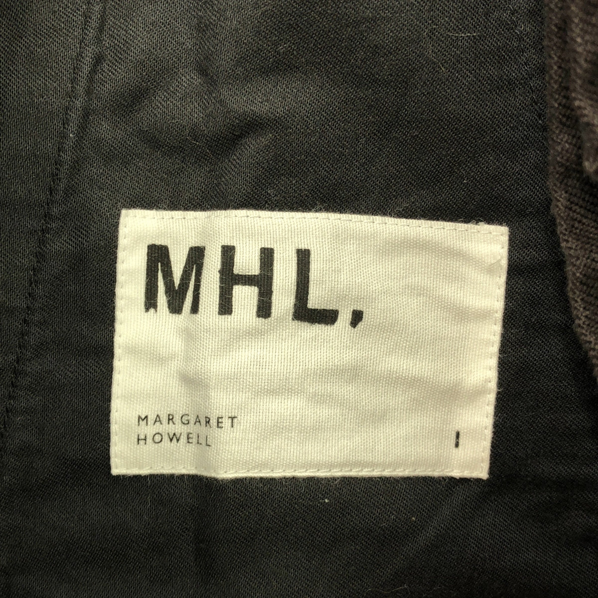 MHL。 / MHL 瑪格麗特·豪厄爾 |棉毛斜紋裙裹身裙 | 1 |布朗 |女性的