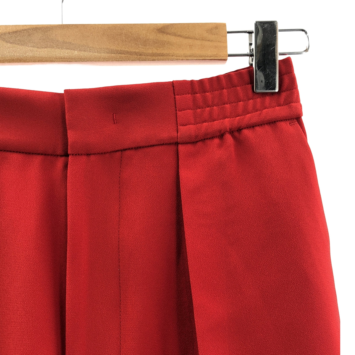 [狀況極佳] Edition / Edition Tomorrowland | 三醋酸纖維喬其紗長褲 | 36碼 | 紅色 | 女款