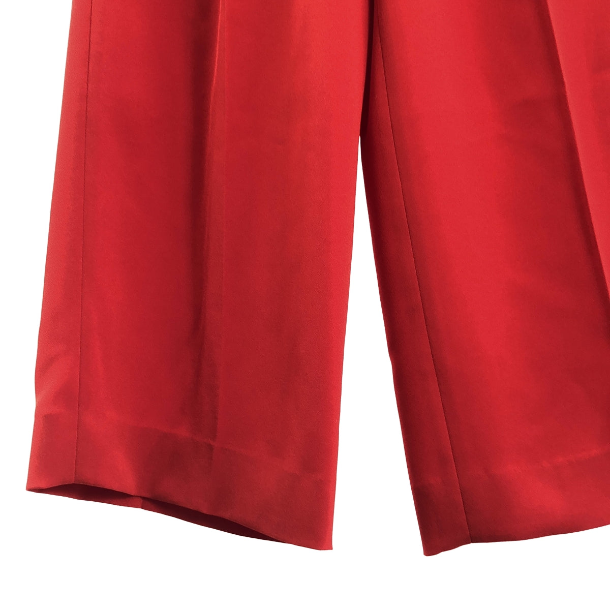 [狀況極佳] Edition / Edition Tomorrowland | 三醋酸纖維喬其紗長褲 | 36碼 | 紅色 | 女款