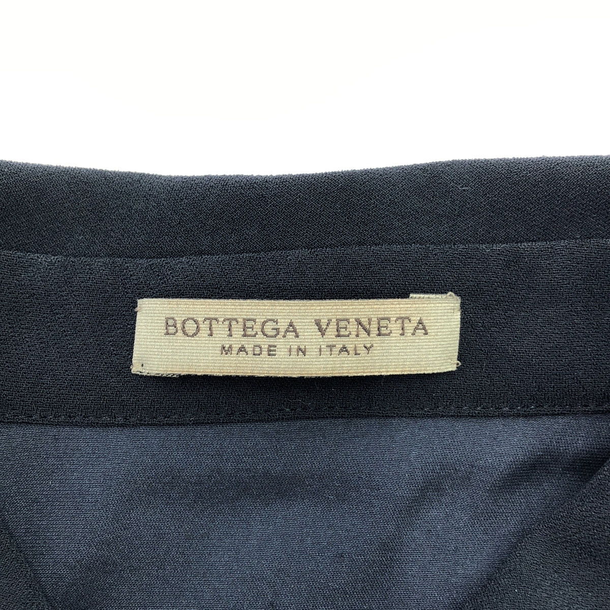 BOTTEGA VENETA / 보테가 베네타 | 풀오버 셔츠 원피스 | 38 | 네이비 | 여성