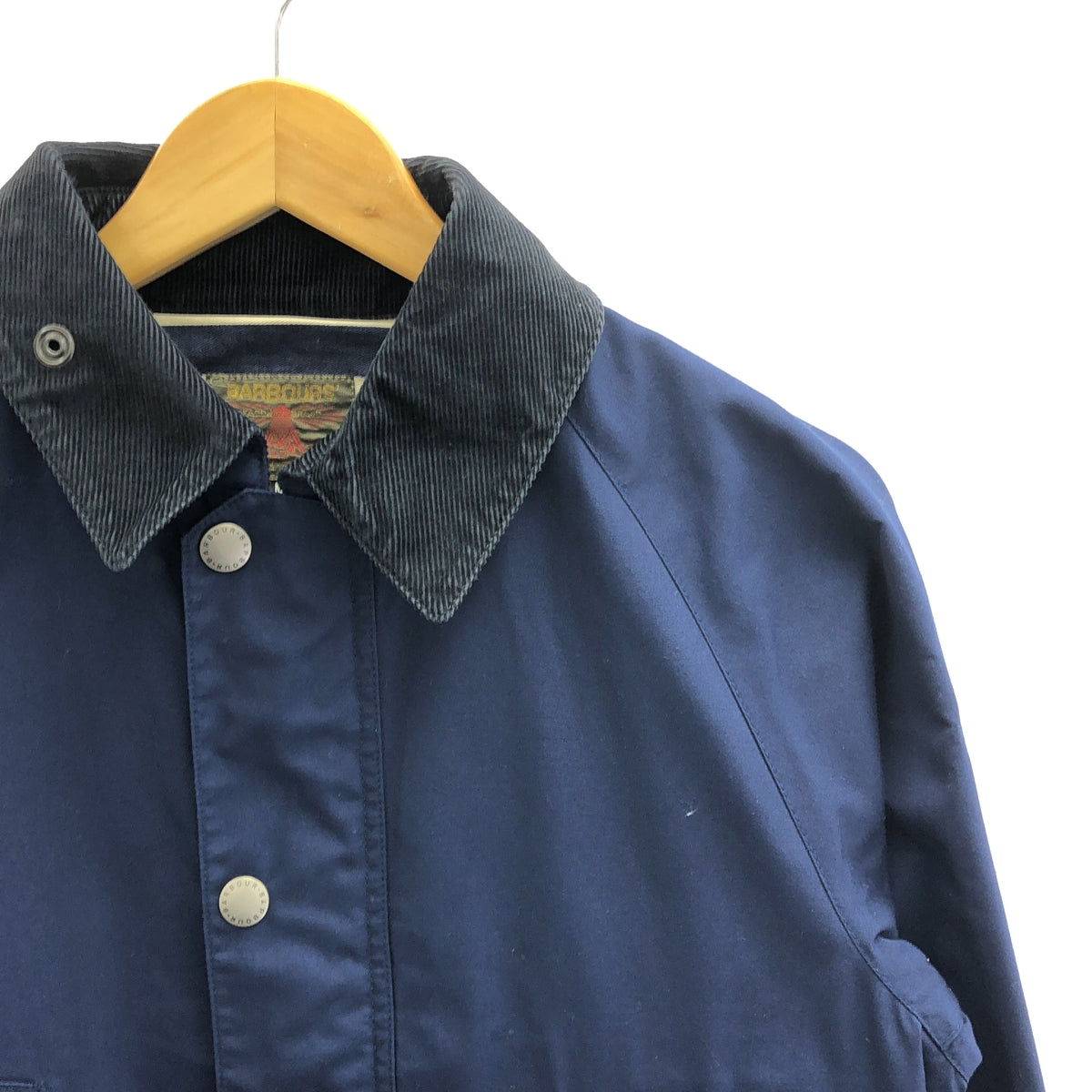 BARBOURS SOUTH SHIELDS / バブアーサウスシールド | コットン混 コーデュロイカラー ビデイルジャケット | M | ネイビー | メンズ