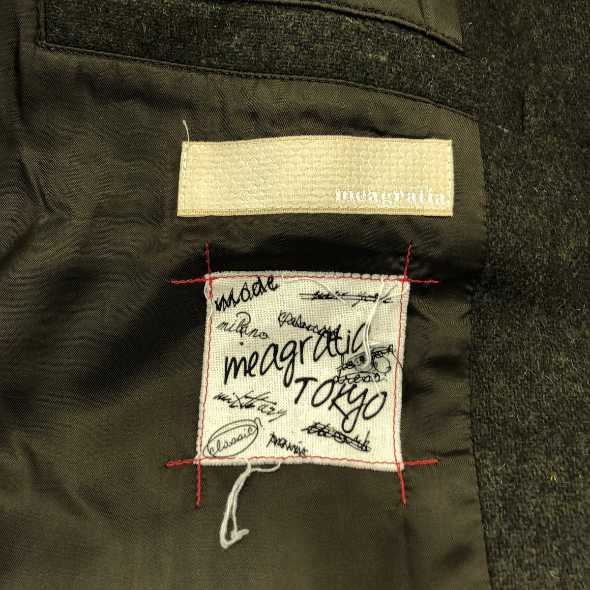 meagratia / メアグラーティア | ウール カットオフ ロングコート | 1 | メンズ