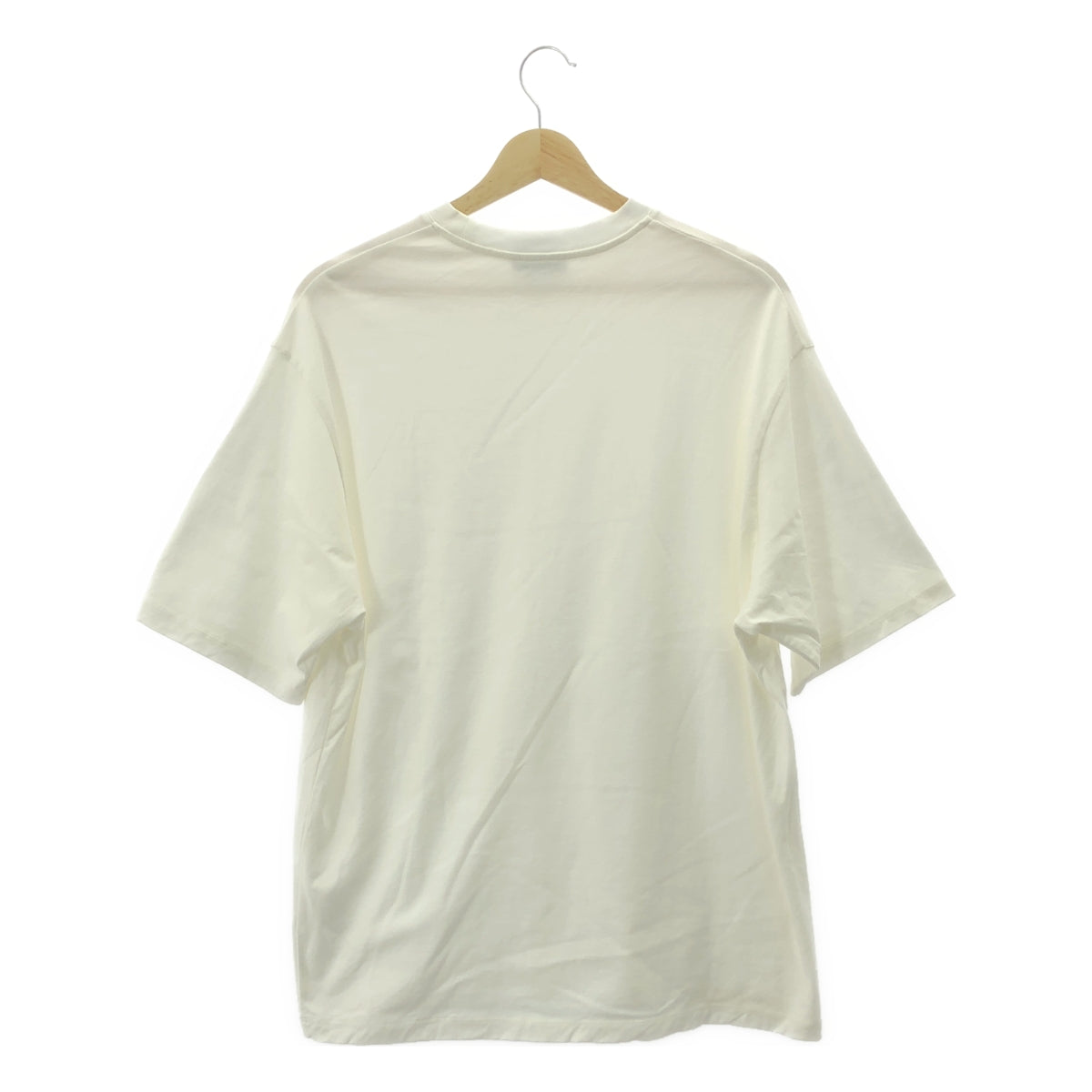 【美品】  JOHN SMEDLEY / ジョンスメドレー | コットン オーバーサイズクルーネックＴシャツ | 2(M) | ホワイト | メンズ