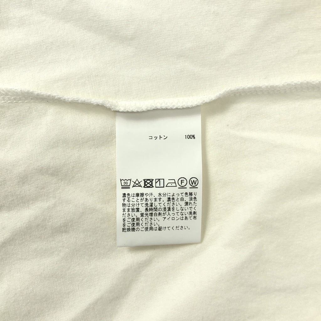【美品】  JOHN SMEDLEY / ジョンスメドレー | コットン オーバーサイズクルーネックＴシャツ | 2(M) | ホワイト | メンズ