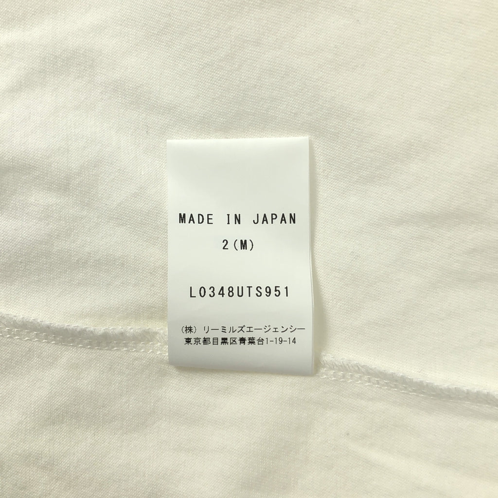【美品】  JOHN SMEDLEY / ジョンスメドレー | コットン オーバーサイズクルーネックＴシャツ | 2(M) | ホワイト | メンズ