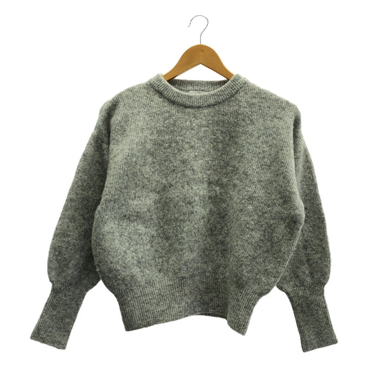 foufou / フーフー | 2023AW | MOFMOF mohair sweater ウール モヘヤ混 プルオーバー ニット | F | グレー | レディース