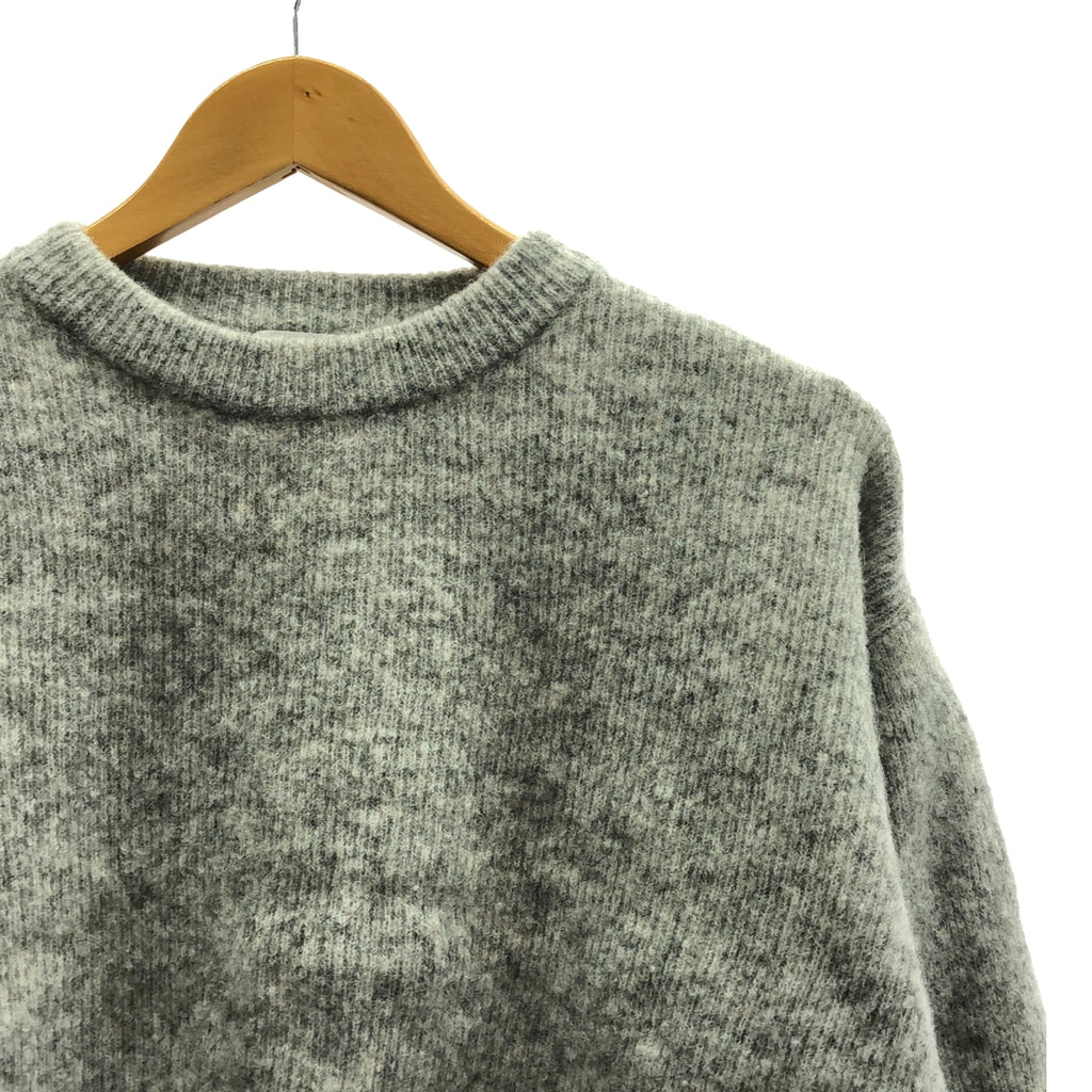 foufou / フーフー | 2023AW | MOFMOF mohair sweater ウール モヘヤ混 プルオーバー ニット | F | グレー | レディース