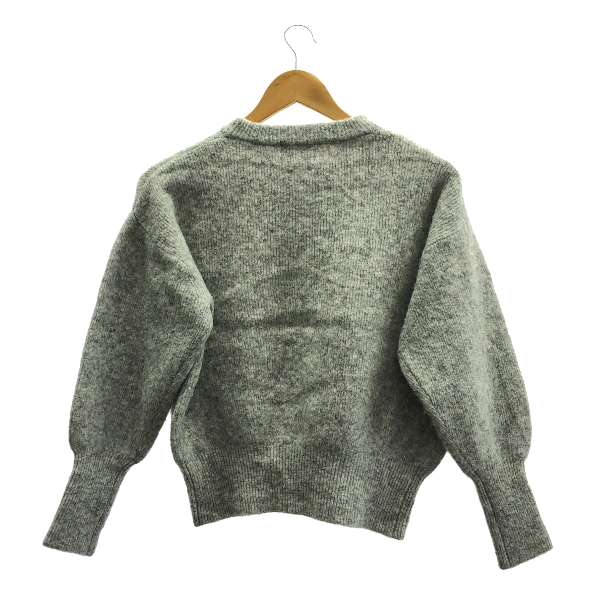 foufou / フーフー | 2023AW | MOFMOF mohair sweater ウール モヘヤ混 プルオーバー ニット | F | グレー | レディース