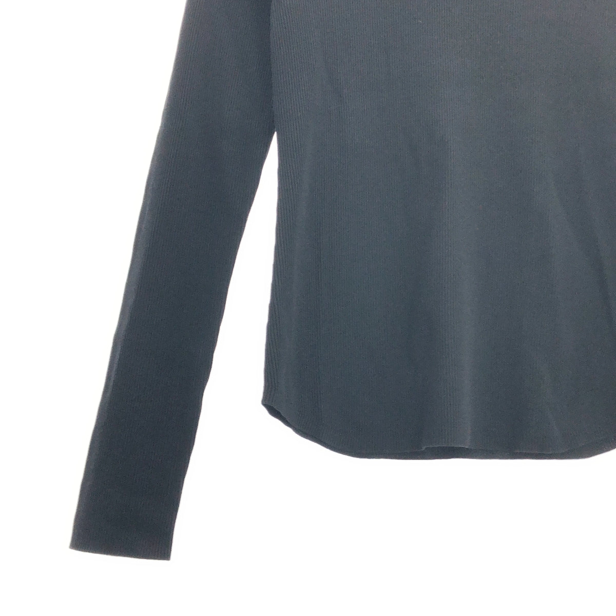 [狀況極佳] NOBLE | 2024 秋冬窄羅紋高領針織衫 | 黑色 | 女款