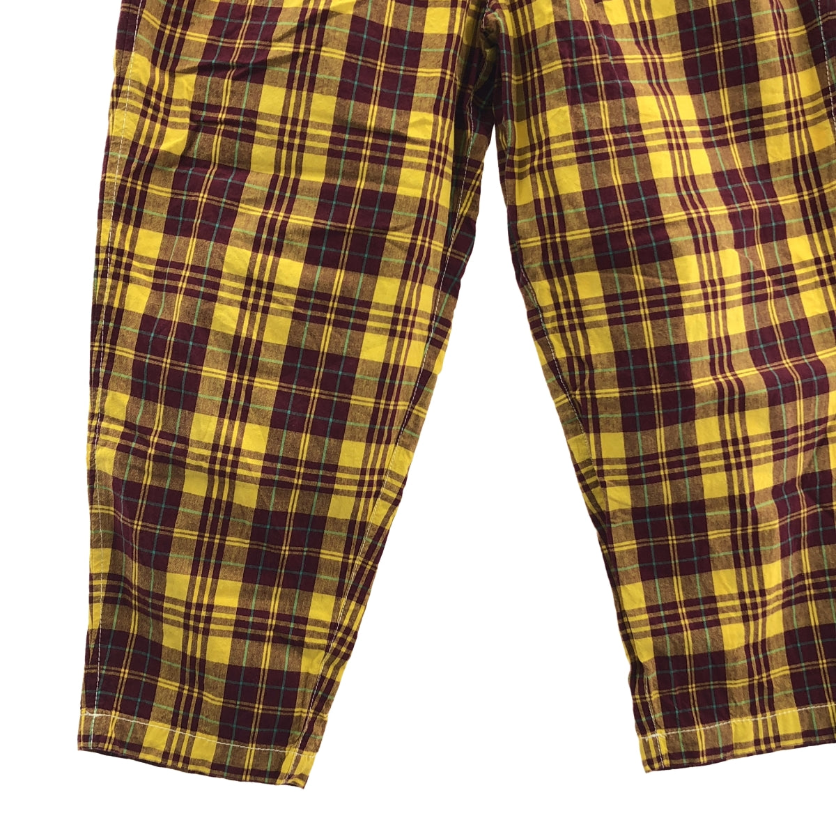 tricot COMME des GARCONS / 트리코콤 데 갤슨 | 2011SS | 코튼 체크 버튼 플라이 팬츠 | S |