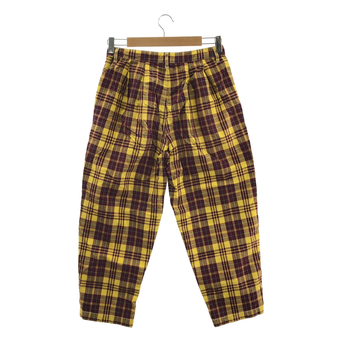 tricot COMME des GARCONS / 트리코콤 데 갤슨 | 2011SS | 코튼 체크 버튼 플라이 팬츠 | S |