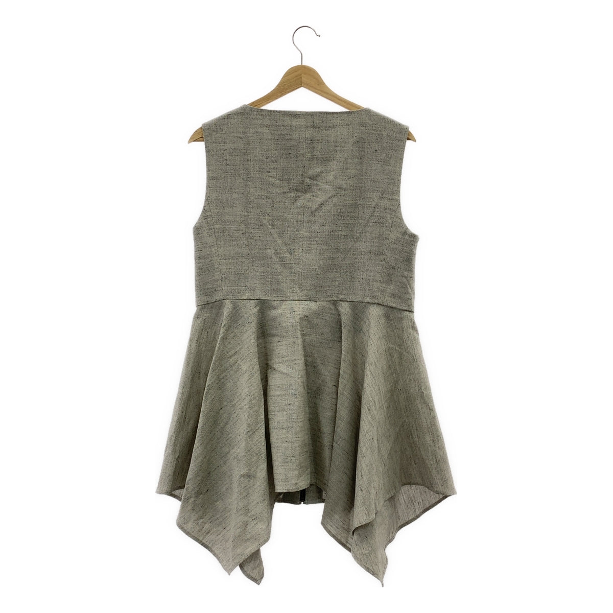 VERMEIL par iena | 2024 秋冬 | 羊毛與棉質 V 領無袖外套 | F 碼 | 女款