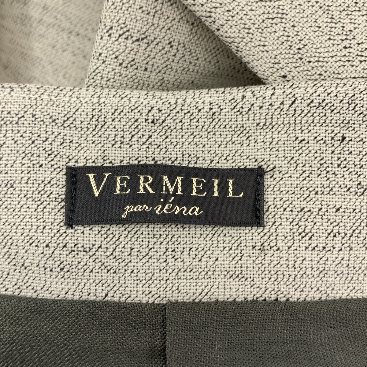 VERMEIL par iena / 베르메유파예나 | 2024AW | 울 코튼 V넥 민소매 재킷 | F | 여성