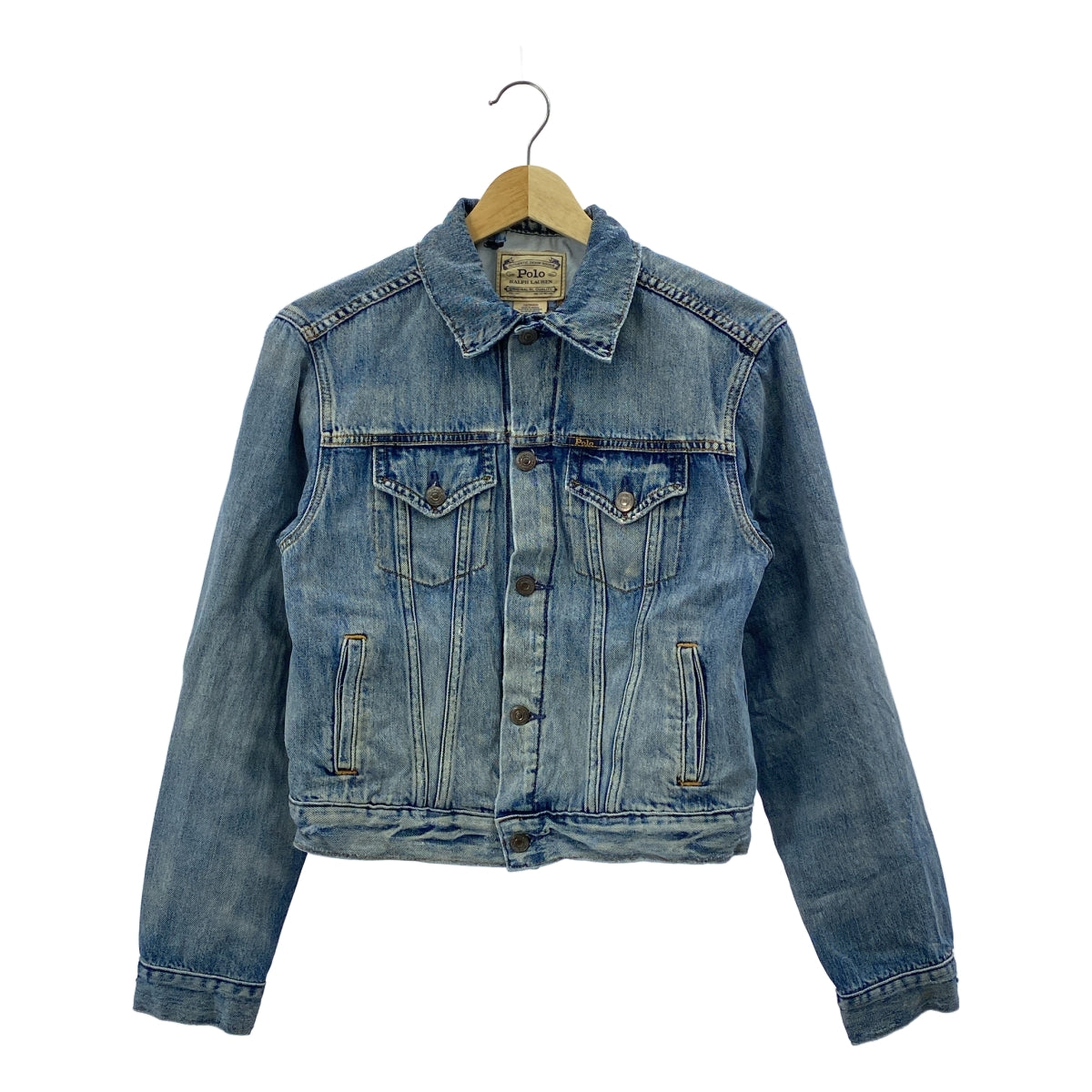 POLO RALPH LAUREN / 폴로랄프로렌 | 폴로베어 프린트 데님 재킷 | XS |