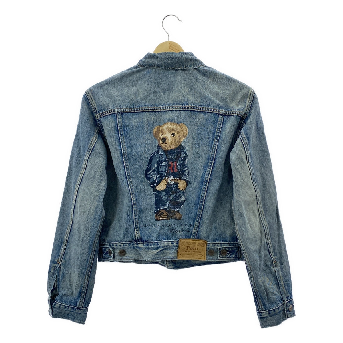 POLO RALPH LAUREN / 폴로랄프로렌 | 폴로베어 프린트 데님 재킷 | XS |