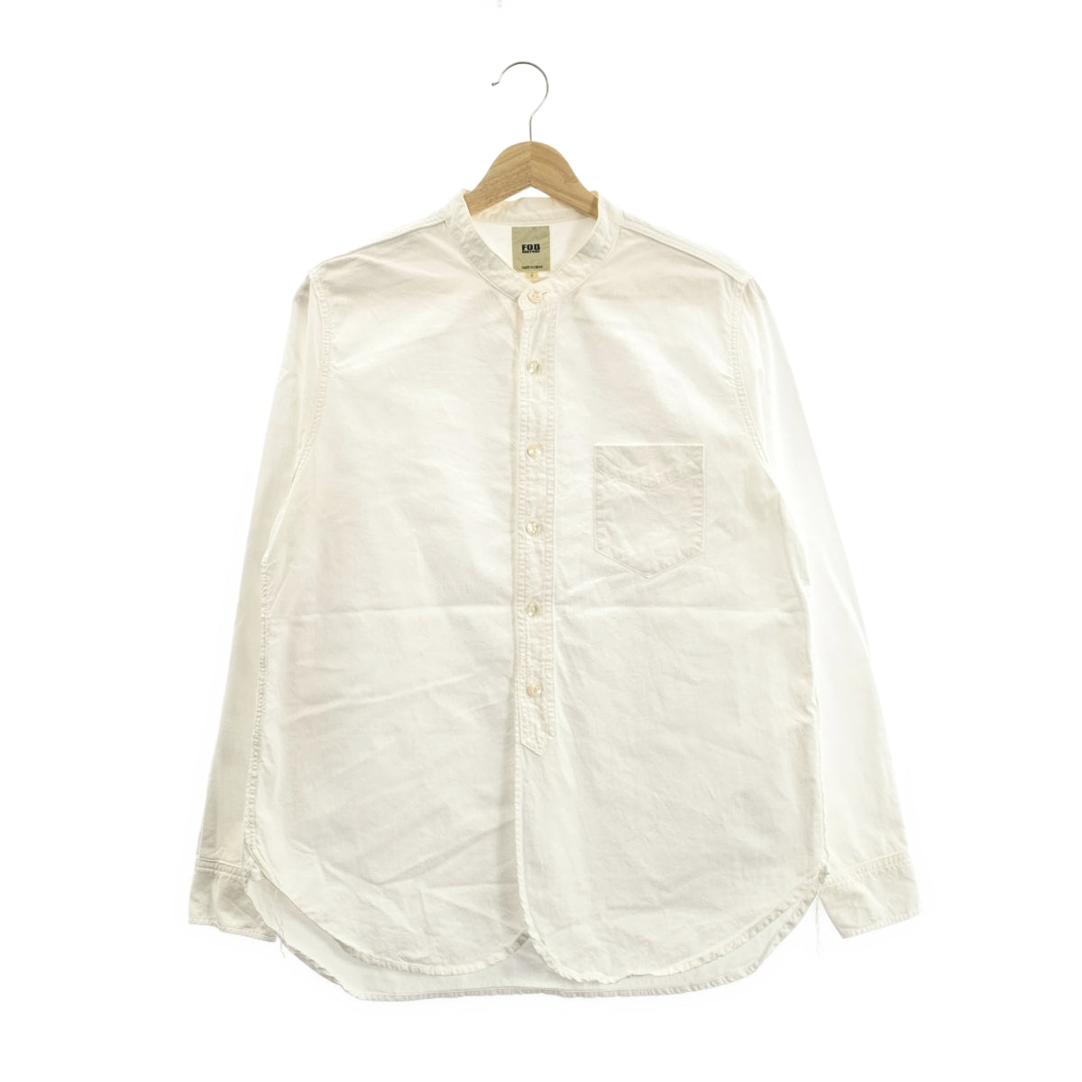 FOB FACTORY | 棉質立領襯衫 | S碼 | 男款
